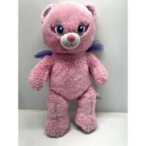 BAB Pink Fairy Bear Beary Fairy Friends Plush with Purple Wings 16”